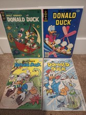 Walt Disney Donald Duck 4 issue Lot 109,211,248,253 Gladstone Gold Key