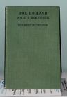 For England & Yorkshire - Herbert Sutcliffe - Hardcover - no dust jacket