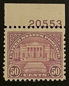Travelstamps: 1931 US Stamps # 701 MINT OG LH 50 CENT ARLINGTON AMPHITHEATER - Picture 1 of 5