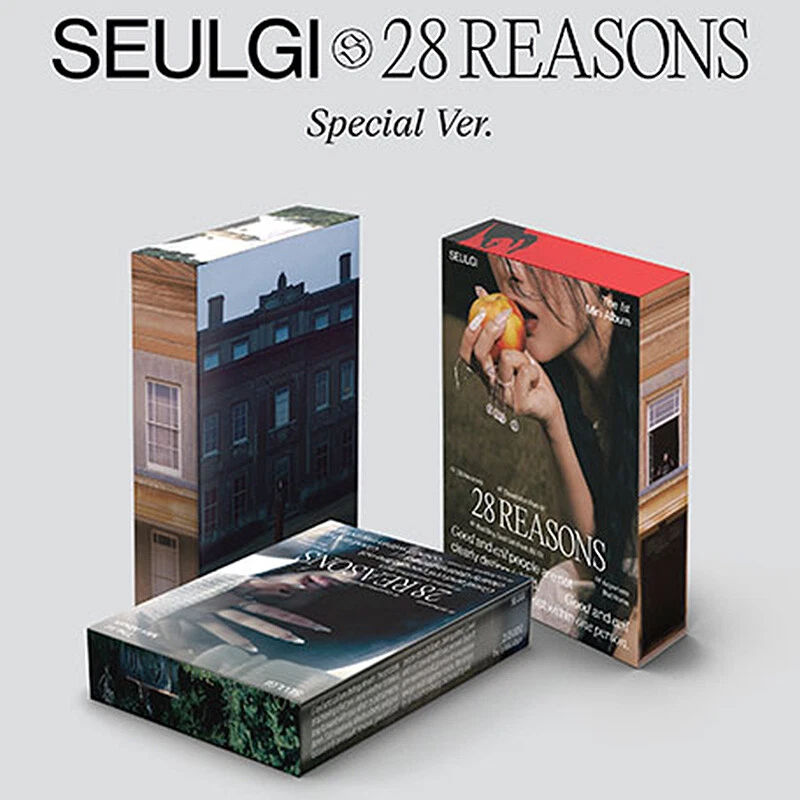 SEULGI 28 REASONS 1st Mini Album SPECIAL RANDOM Ver/Mini CD+304p Photo Book+Card - Image 1 of 4