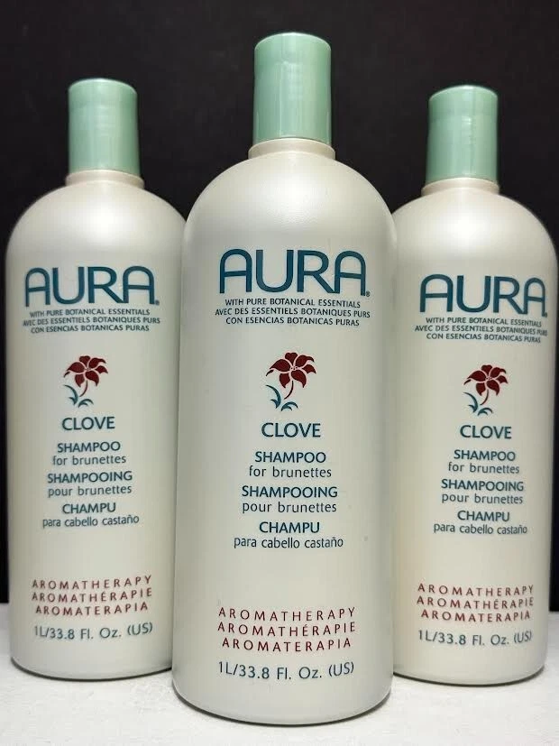 Champú Aura Clove para Morenas Aromaterapia Naturelle Zotos - Paquete de 3 (1 L cada uno) Foto 1 de 1