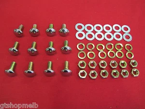 FORD FALCON FRONT AND REAR BUMPER BAR BOLT KIT NO OVERRIDERS SUIT XR XT ZA ZB - Picture 1 of 1