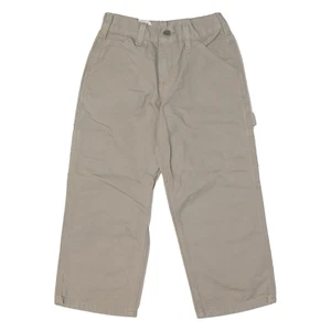 CARHARTT Boys Jeans Beige Regular Straight W24 L20 - Picture 1 of 8
