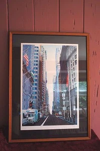LEX LATHANY LARGE FRAMED PRINT: NEW YORK CITY - Picture 1 of 4