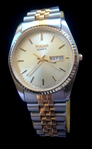 VNTG 1984 Mens PULSAR Presidential Jubilie DayDate Dial Watch V533-8B50◇MINT - Picture 1 of 9