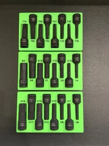 Harbor Freight Pittsburg Pro Hex/Torx Impact Set Bin/Organizer - Picture 1 of 1