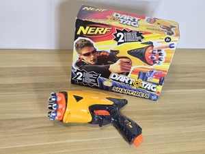 NERF Gun Dart Tag Snapfire 8 Pistol Power Or Speed. Rare. With 8 Darts + Box - Picture 1 of 10