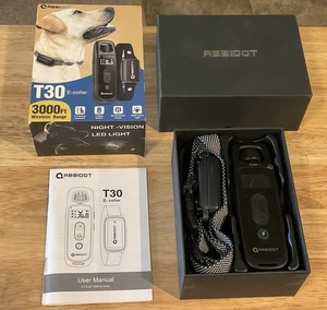 ABBIDOT® T30 Remote Dog Training E-Collar 3000 Ft Wireless Range 2 Dogs NEW - Picture 1 of 2