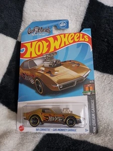 2023 Hot Wheels 68 Corvette Gas Monkey Garage - GOLD - Picture 1 of 1