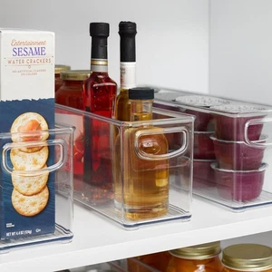 3Piece Recycled Plastic Pantry and Kitchen Storage, Freezer and Fridge Organizer - Picture 1 of 10
