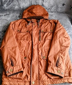 Coat St GEORGE by DUFFER Jacket Parka tartan lining size UK medium. - Picture 1 of 13