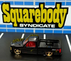 Custom M2 Machines GMC Chevrolet 1500 Black 454 SS 3d Resin Wheels Base Axles - Bild 1 von 6