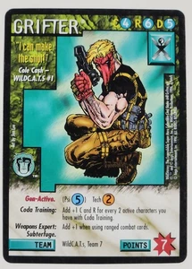WildStorms Green Grifter Expandable Superhero CCG Retailer Incentive Promo Card - Picture 1 of 4