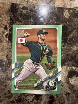 2021 Topps Daulton Jefferies Green Japan Edition Rc 42/75 - Image 1 of 2