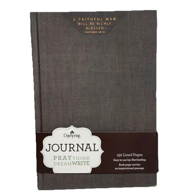 New Christian Journal for Men A Faithful Man Will Be Richly Blessed By Dayspring - Image 1 of 4