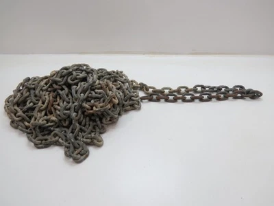 47 PÉS 6 POLEGADAS ENFERRUJADO 5/16 POLEGADAS G3 CORRENTE ÂNCORA STEAM PUNK FARM HOUSE (112D) - Imagem 1 de 4