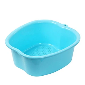 Foot Soaking Bath Home Feet Spa Tub Wash Basin Leg Bucket Pedicure Detox Massage - Picture 1 of 7