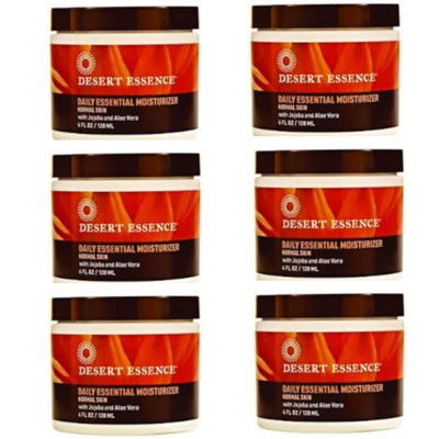 Desert Essence Daily Essential Moisturizer Jojoba and Aloe Vera 4 oz (Pack of 6) - Image 1 of 4