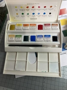 Sennelier - Juego de viaje en acuarela - 14 medias tazas en caja de plástico - Imagen 1 de 8