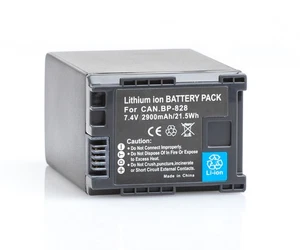 Battery for Canon BP-828 BP828 8598B002 VIXIA HF G30 XA20 XA25 BP-827 XF400 - Picture 1 of 2