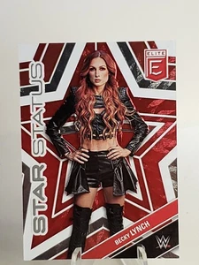 Panini Elite WWE Star Status 2023 Becky Lynch rojo/99  - Imagen 1 de 3