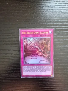 Yugioh The Fallen & The Virtuous - The Black Goat Laughs - Ultra Rare CH01-EN038 - Picture 1 of 1