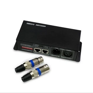 DC12V~24V LED RGBW DMX 512 Controller Decoder Dimmer 4 Channel 8A Stripe Light T - Picture 1 of 10