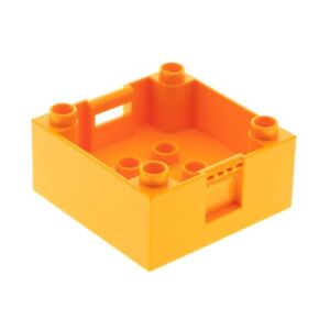 1x Lego Duplo Kiste orange 4x4 Box Aufsatz Container Set 10508 6078340 47423