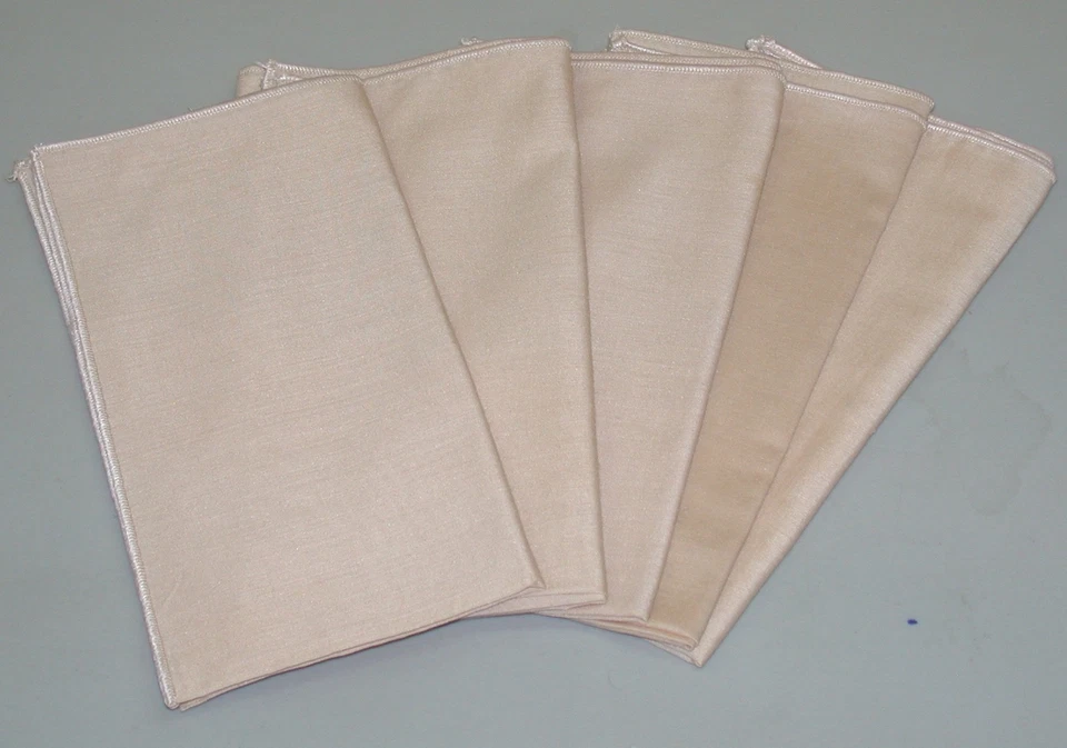 (5) Servilletas sólidas ~ Trigo ~ 19" x 19" **NUEVO** Foto 1 de 1