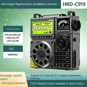 HRD-C919 Hanrong Fever Empfänger Vollband Radio Medium Kurzwelle Antenne Radio - Bild 1 von 14