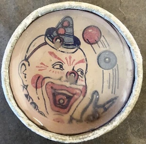 Antikes Geschicklichkeit Puzzle 🤡 Clown Gesicht. Karton 1920’s-30’s Markenlos - Bild 1 von 3
