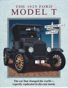 The 1925 Ford Model T Replica Danbury Mint Sales Brochure Print Ad - Picture 1 of 2