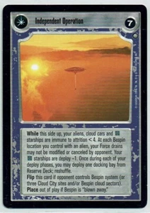 STAR WARS CCG ENHANCED CLOUD CITY INDEPENDENT OPERATION ex - Picture 1 of 1