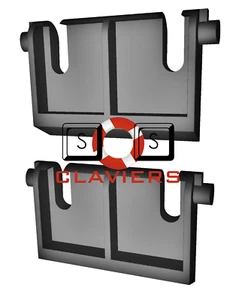 HyperX Alloy SPF Pro Tastatur Spare Ersatz Tilt Leg Ständer Foot Feet Satz - Bild 1 von 3