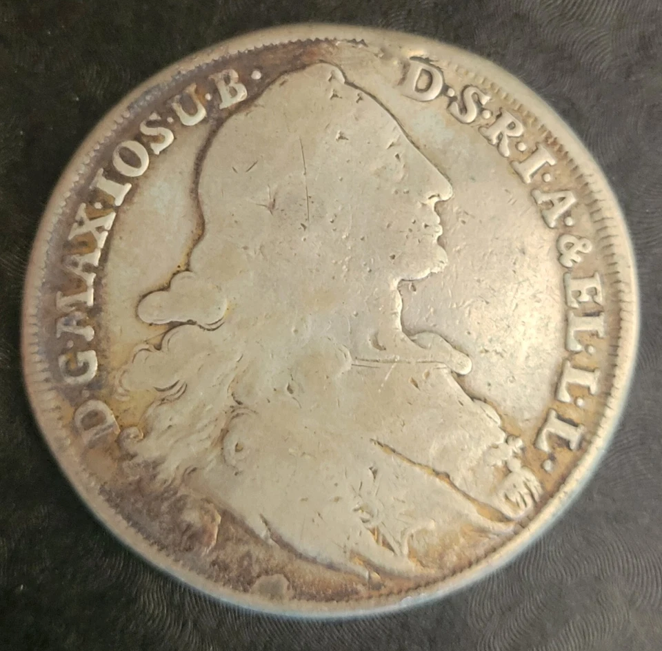  1770 Bavaria German State Thaler Silver Coin  - Image 1 of 2