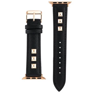 Sol-light Apple Watchband Studded Black - Zdjęcie 1 z 3