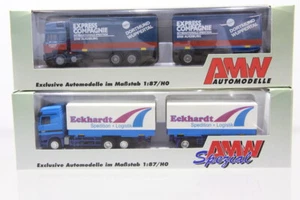 H0 1:87 AMW MAN Hängerzug Expr. Compagnie Eckhardt Konvolut LKW OVP N38 - Bild 1 von 2
