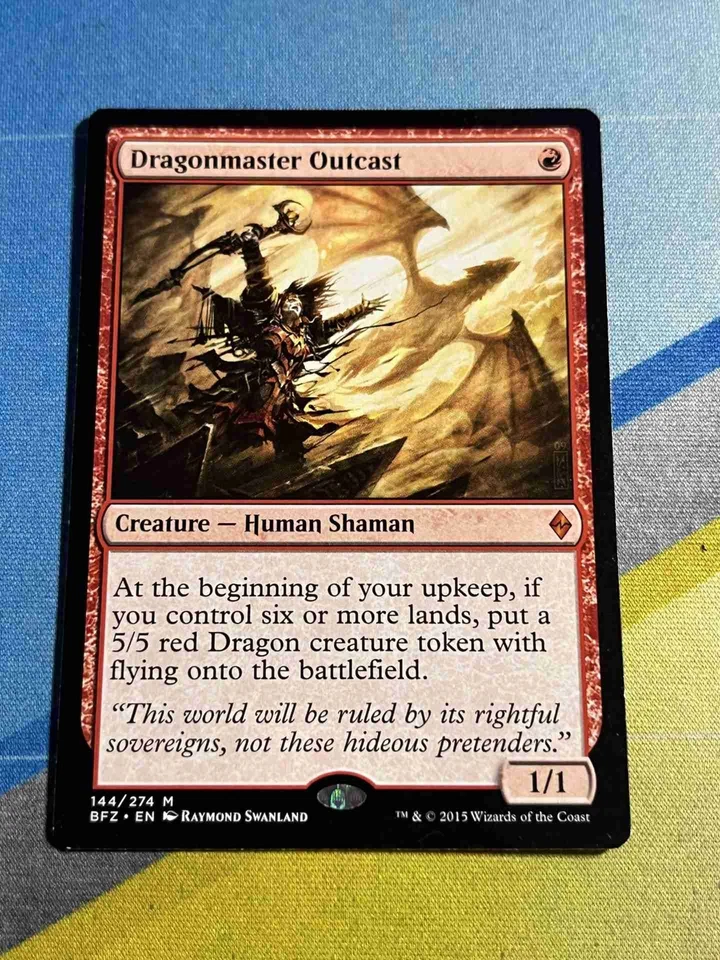 Magic the Gathering MTG Battle for Zendikar DRAGONMASTER OUTCAST - Image 1 of 1