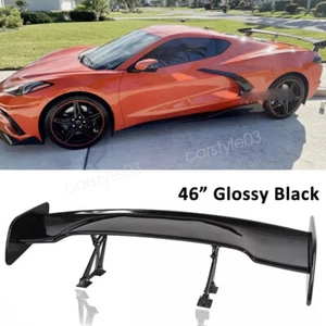 46"Rear Trunk Spoiler GT Racing Wing For Chevy Corvette C2 C3 C4 C5 C6 C7 C8 Z06 - Picture 1 of 12
