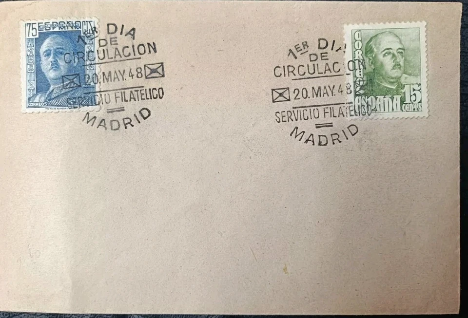 FDC - SPD General Franco edifil# 1021 - Image 1 of 1