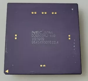 Vintage Rare NEC D30500RJ-180 VR50000 Processor Collection/Gold Recovery - Picture 1 of 2
