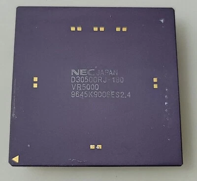 Vintage Rare NEC D30500RJ-180 VR50000 Processor Collection/Gold Recovery - Image 1 of 2