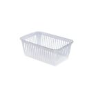 Plastic Handy Storage Basket Clear 37cm Hobby Stationery Box Desk Tidy Filing
