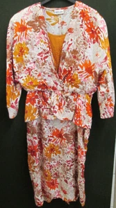 Damen Kleid gemustert Gr. 42 - Picture 1 of 2