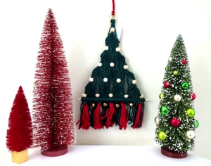 Macrame Handwoven Boho Christmas Tree 15” New With Tags - Picture 1 of 9