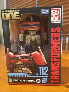 Transformers Generations Transformers ONE Studio Series 112 Optimus Prime 8+ New - Picture 1 of 4
