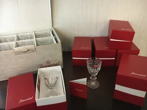 18 White Wine Glasses Model Jonzac In Baccarat Crystal (Price Per Unit) - Picture 1 of 10