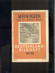 keine alte Ansichtskarte Meiningen-Meiningen und die obere Werra-Bildheft Nr.98 - Bild 1 von 7