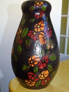 SAVOIE ART POPULAIRE ANCIEN VASE SISPA hauteur 27 cm emile simonod - Picture 1 of 12