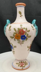 DE COLECCIÓN ITALIANO CCM LICOR DE FAENZA CERÁMICA BOTELLA JARRA 9" PINTADO A MANO c1930 g - Imagen 1 de 11
